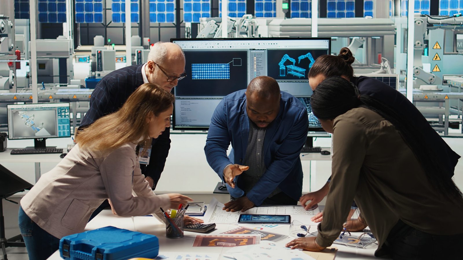Team planning in controlled environment